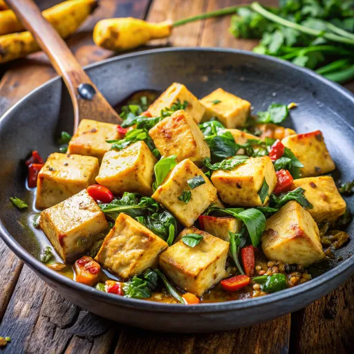 Tumis Tahu dan Hijauannya ala Nusantara